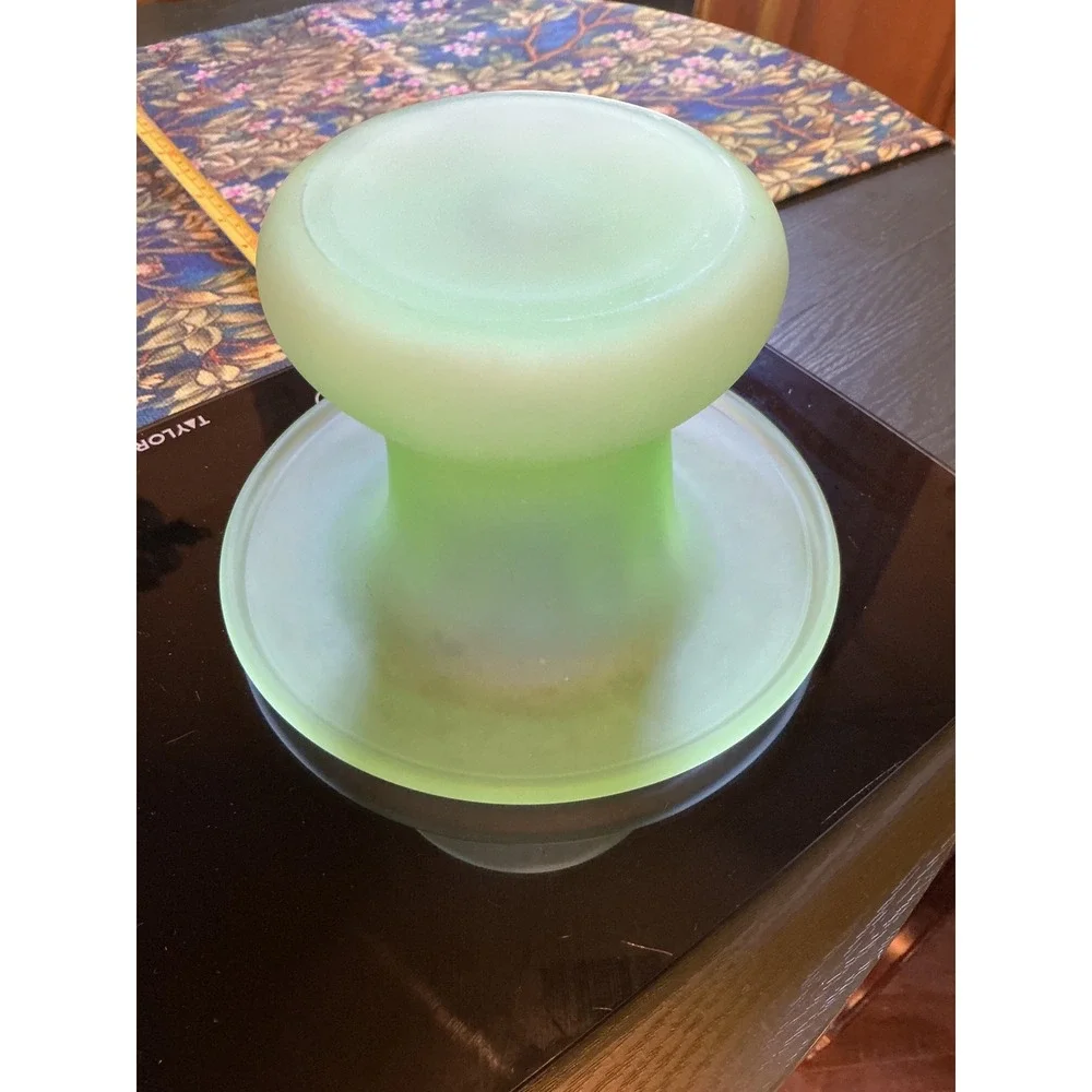 Vintage Satin Uranium Glass 4